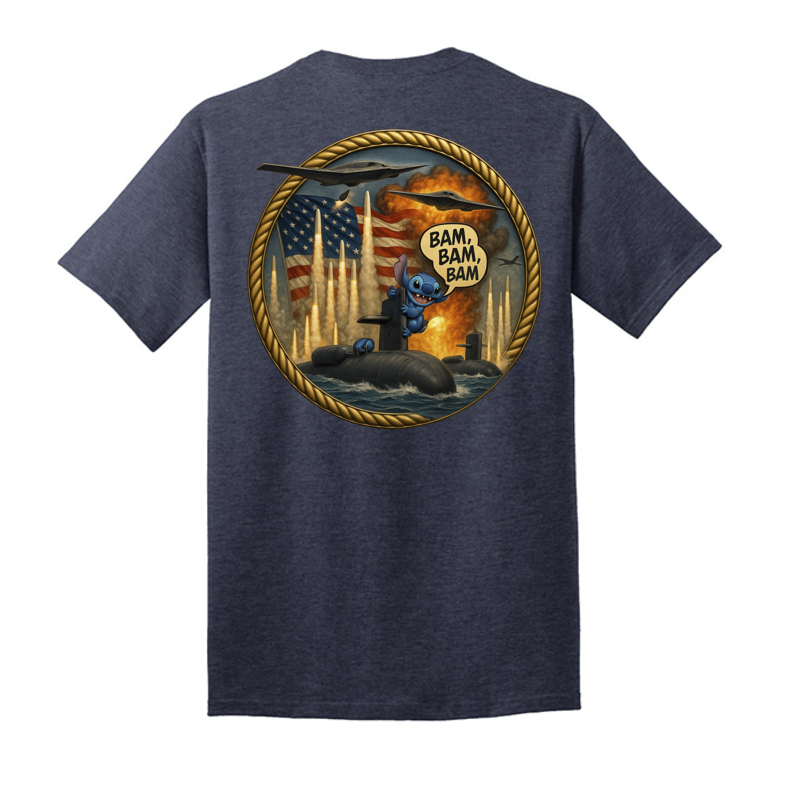Hthr Navy - BACK