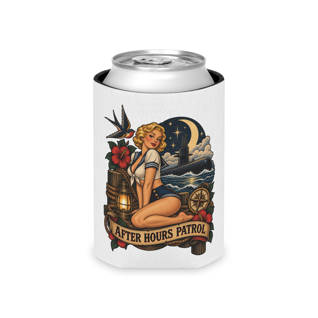Nautical Pin-Up Can Koozie