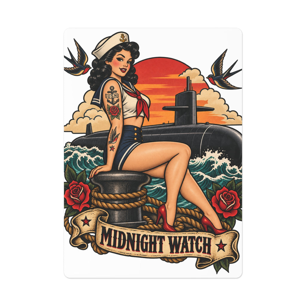 Midnight Watch Poker Cards