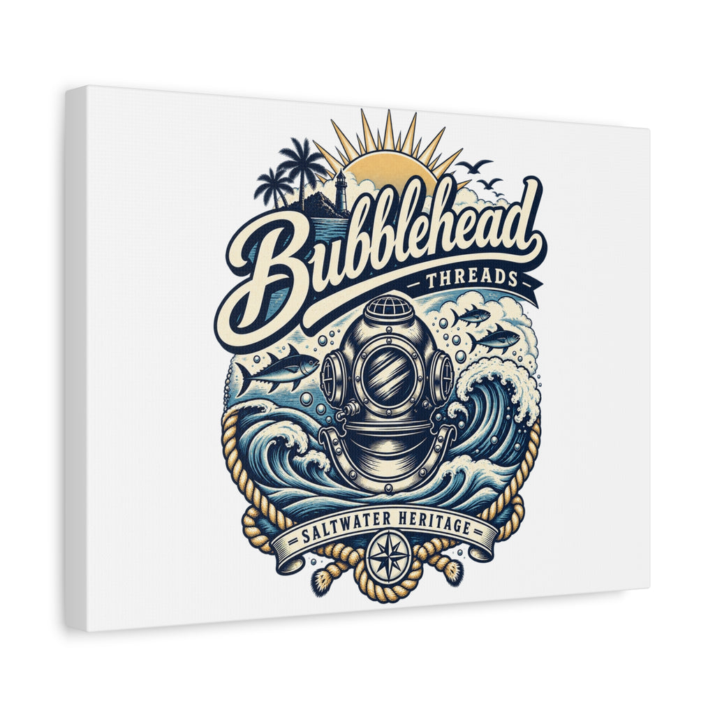 Bubblehead Threads Canvas Print V1