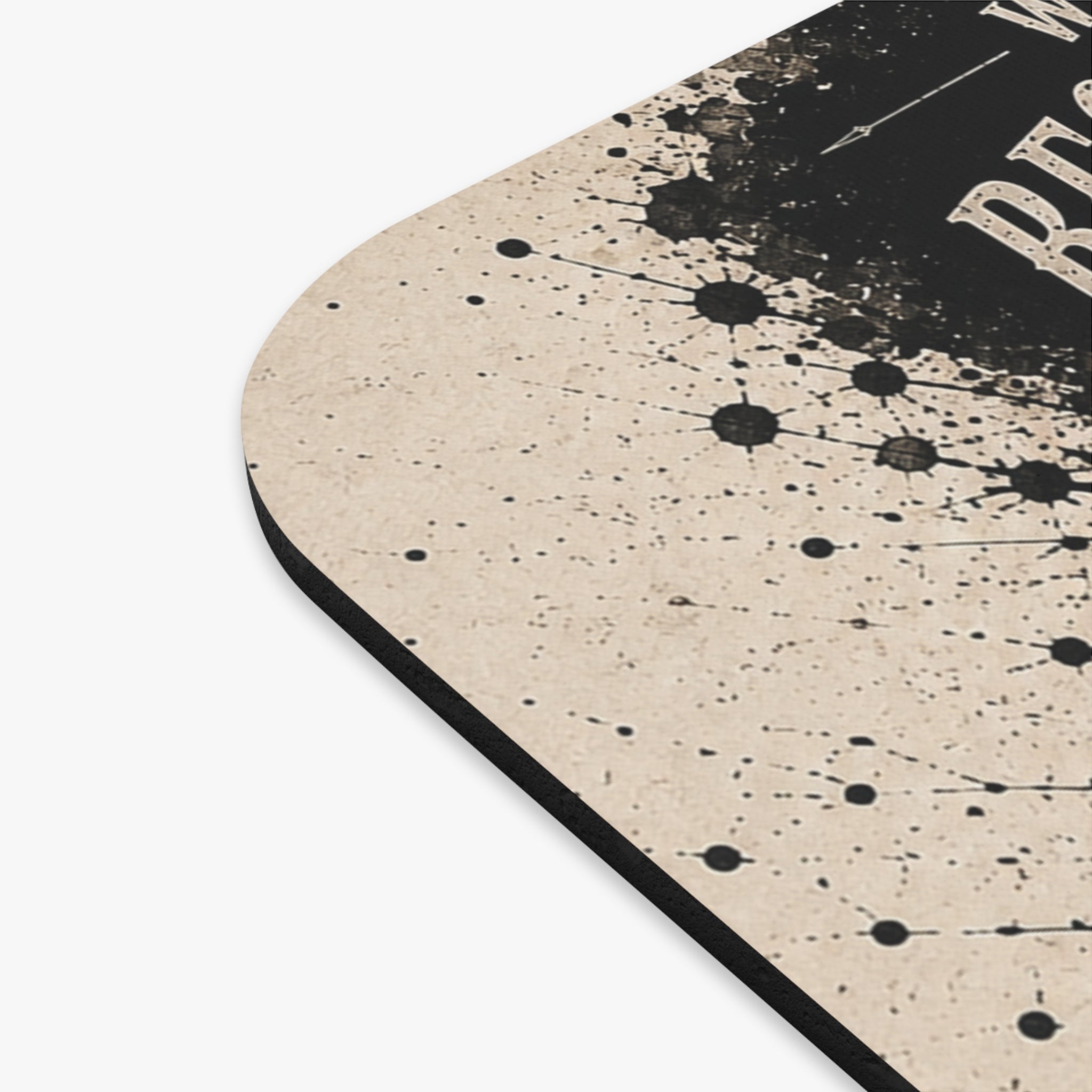 "Where the Ocean Becomes Darkness, We Become the Threat" Mousepad