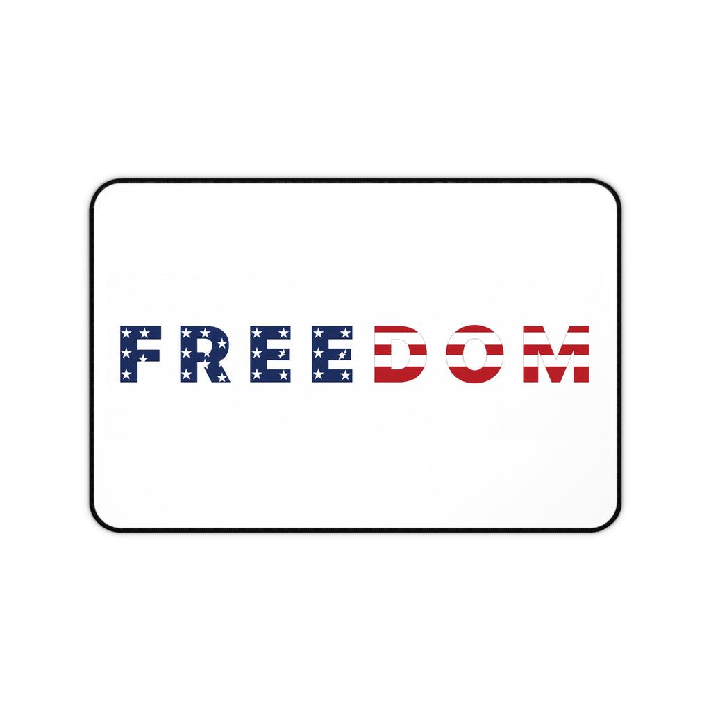 Patriotic "FREEDOM" Desk Mat