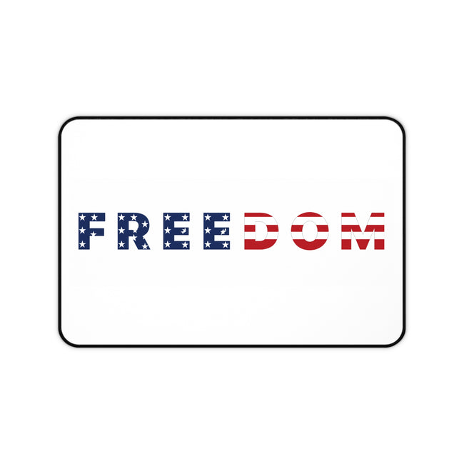 Patriotic "FREEDOM" Desk Mat