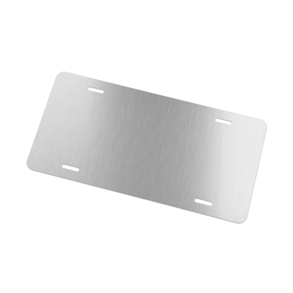 Steel Nerves Run Deep Vanity License Plate