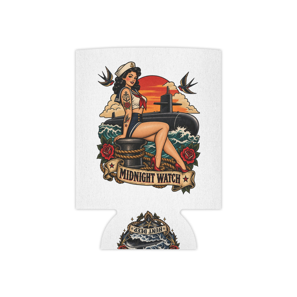 Nautical Pin-Up Can Koozie