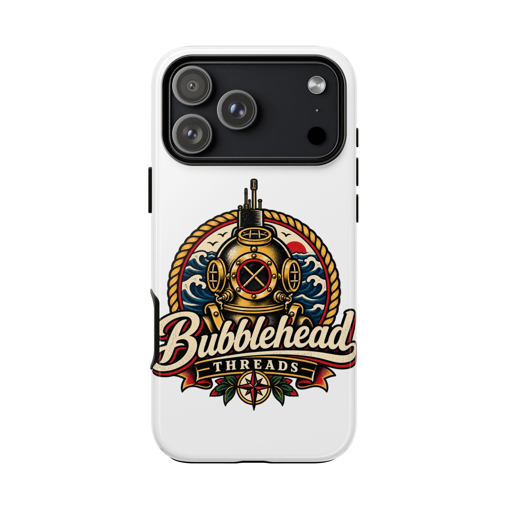 'Bubblehead Threads' Nautical Tough Case