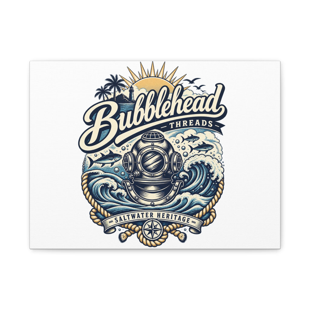 Bubblehead Threads Canvas Print V1