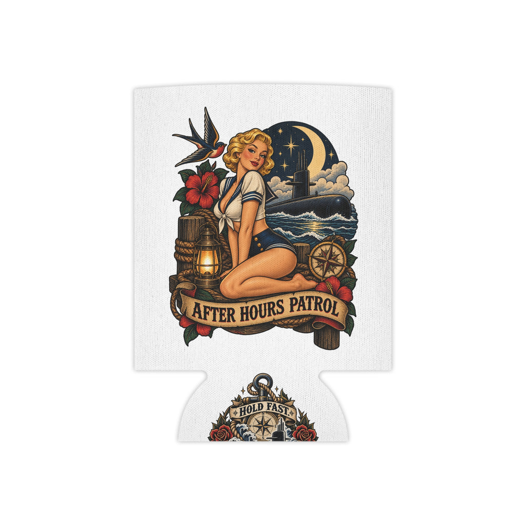 Nautical Pin-Up Can Koozie
