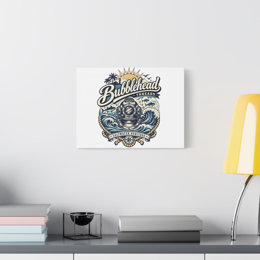 Bubblehead Threads Canvas Print V1