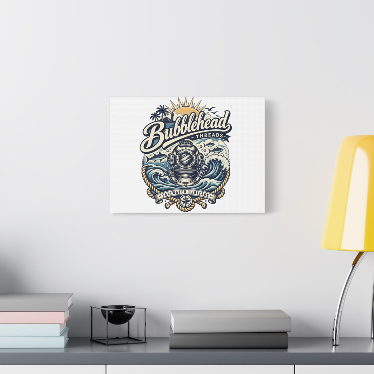 Bubblehead Threads Canvas Print V1
