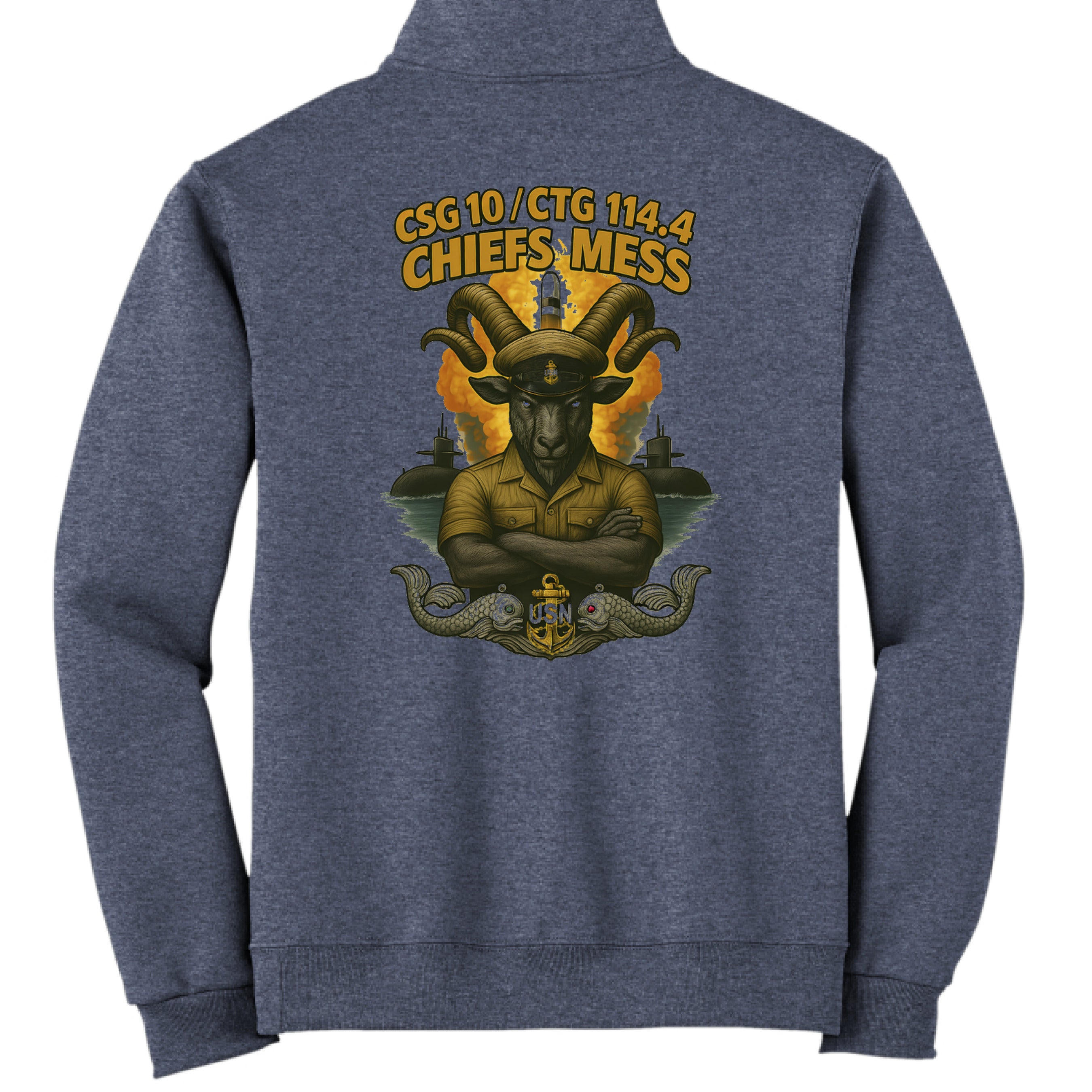 VINT HTR/NAVY - BACK