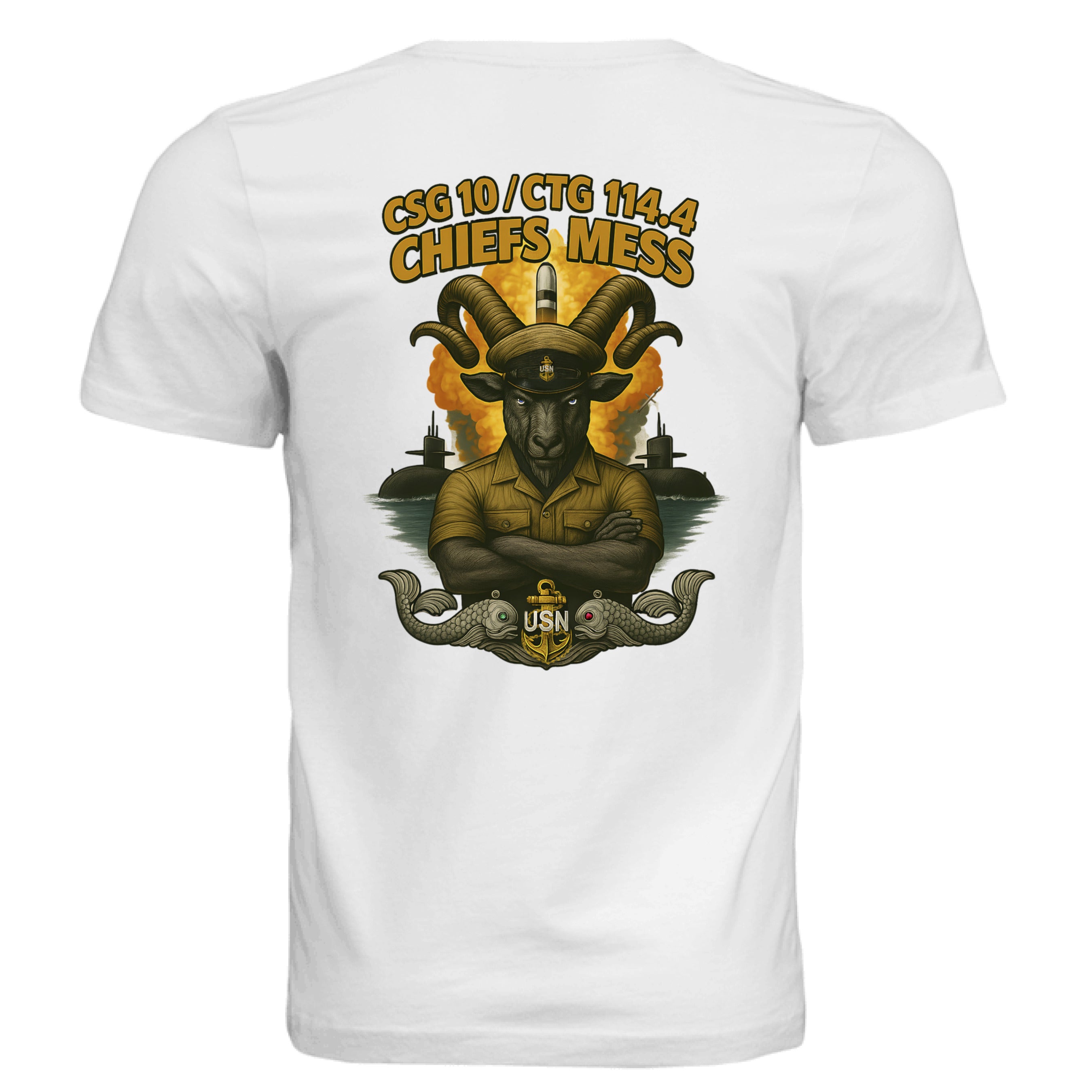 SOLID WHT TRBLND - BACK