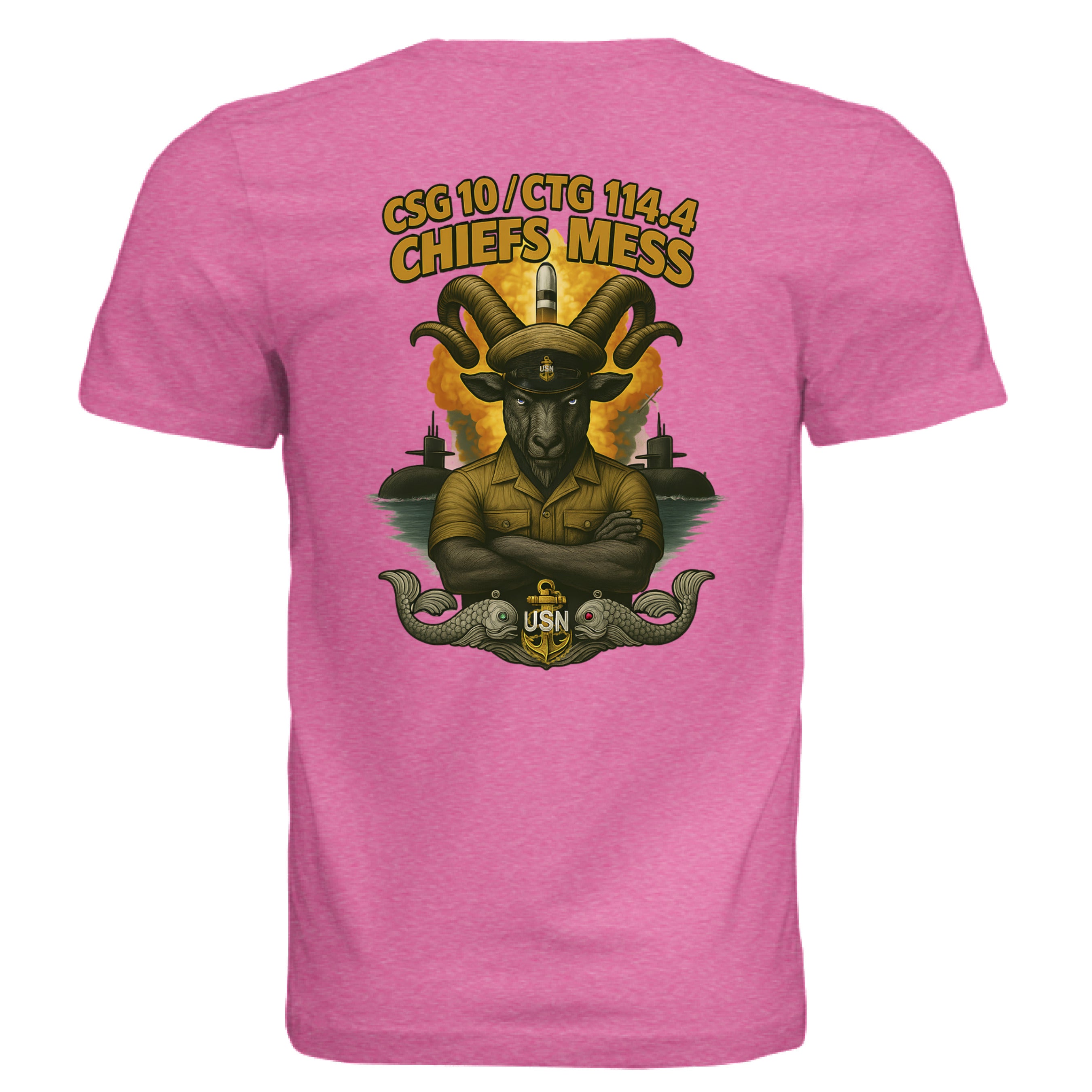 Charity Pink Triblend - BACK