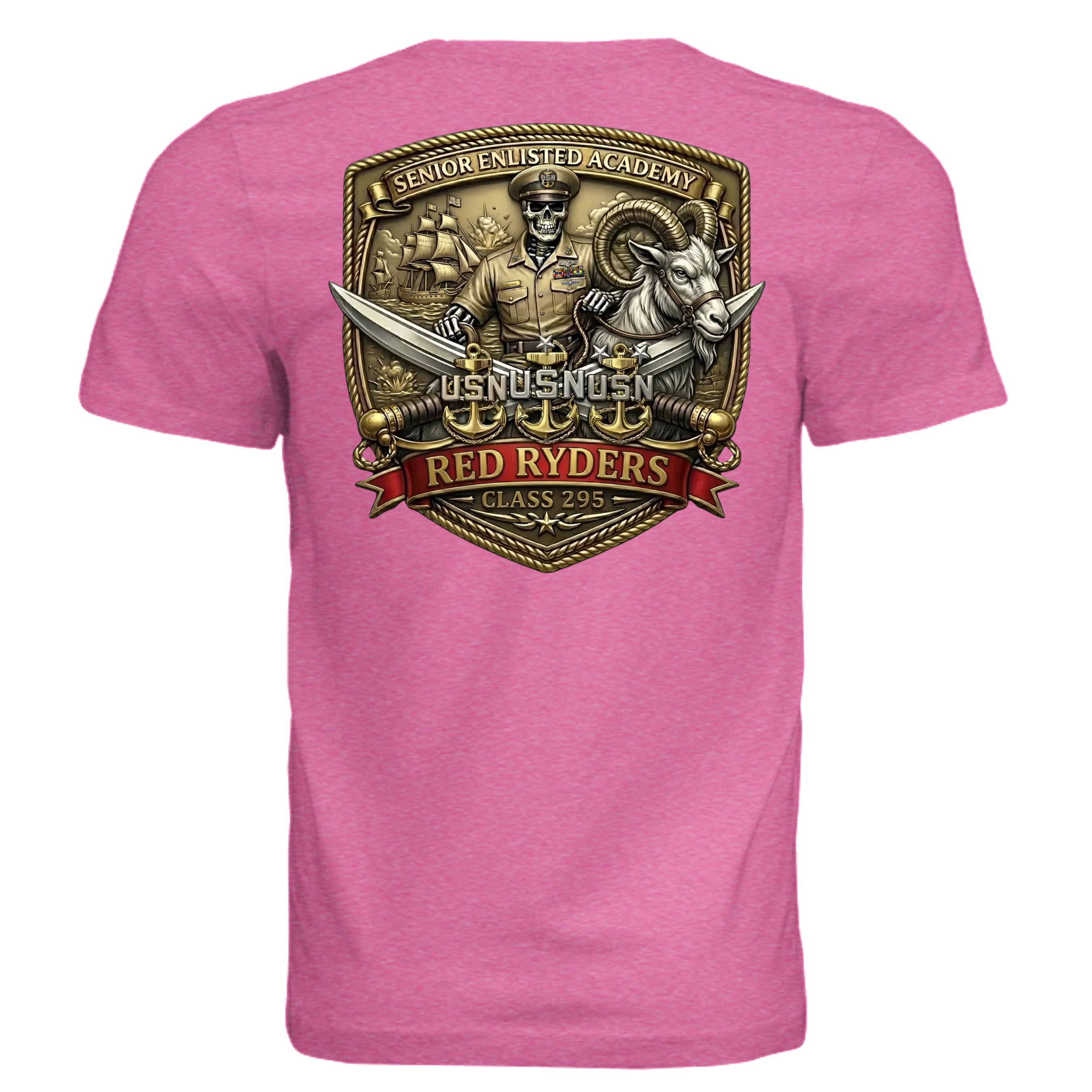 Charity Pink Triblend - 3413C - BACK