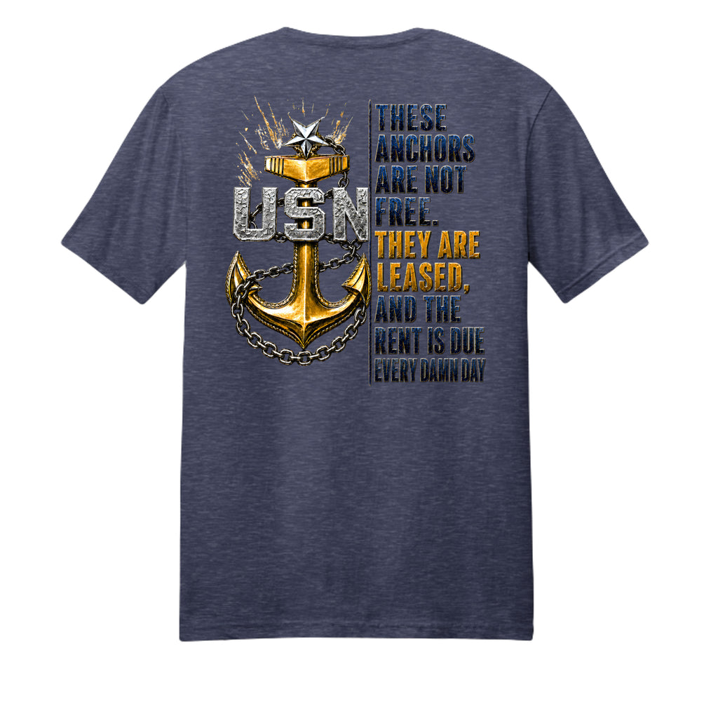 Team Navy Heather - PC455 - BACK