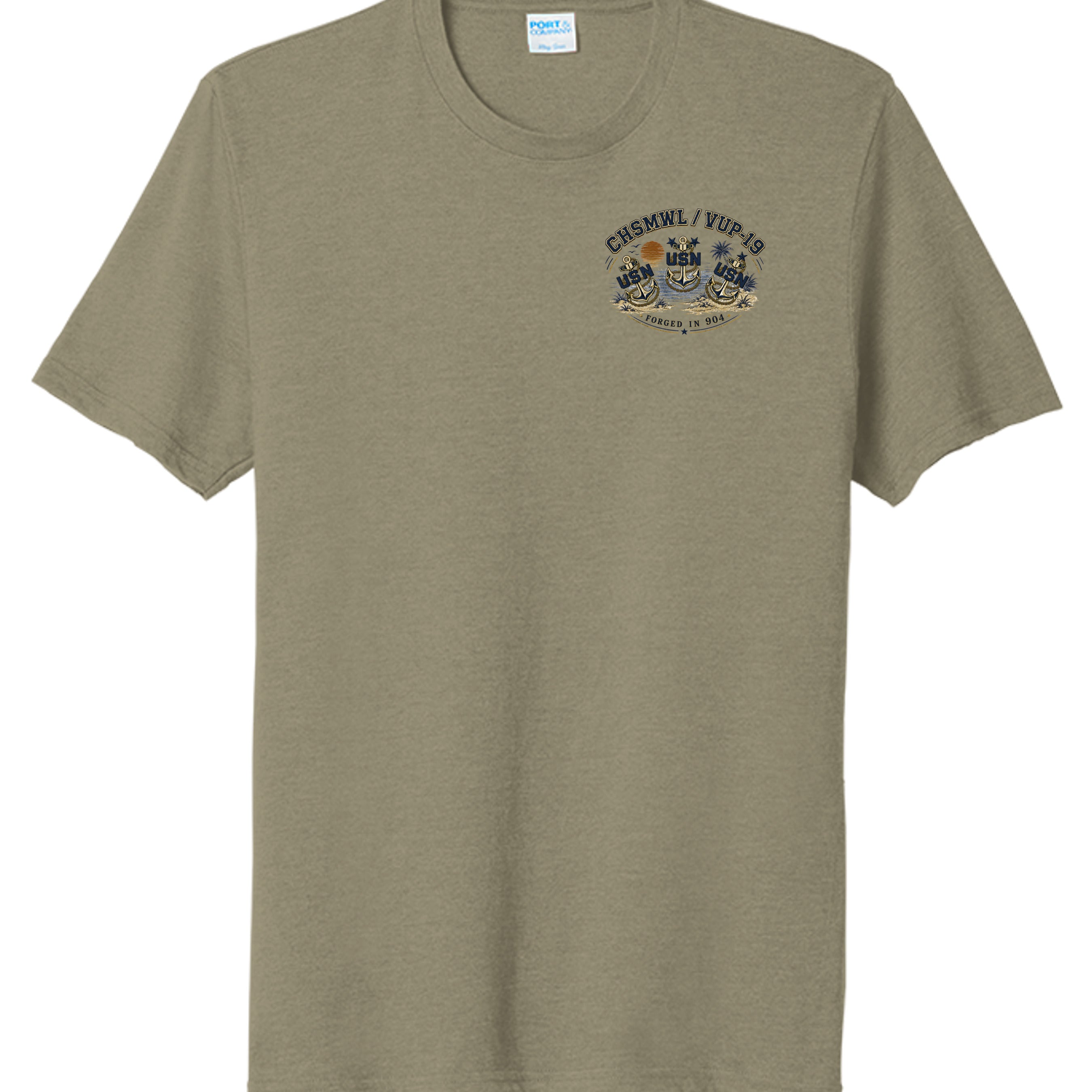 Coyote Brown Heather - PC330 - FRONT