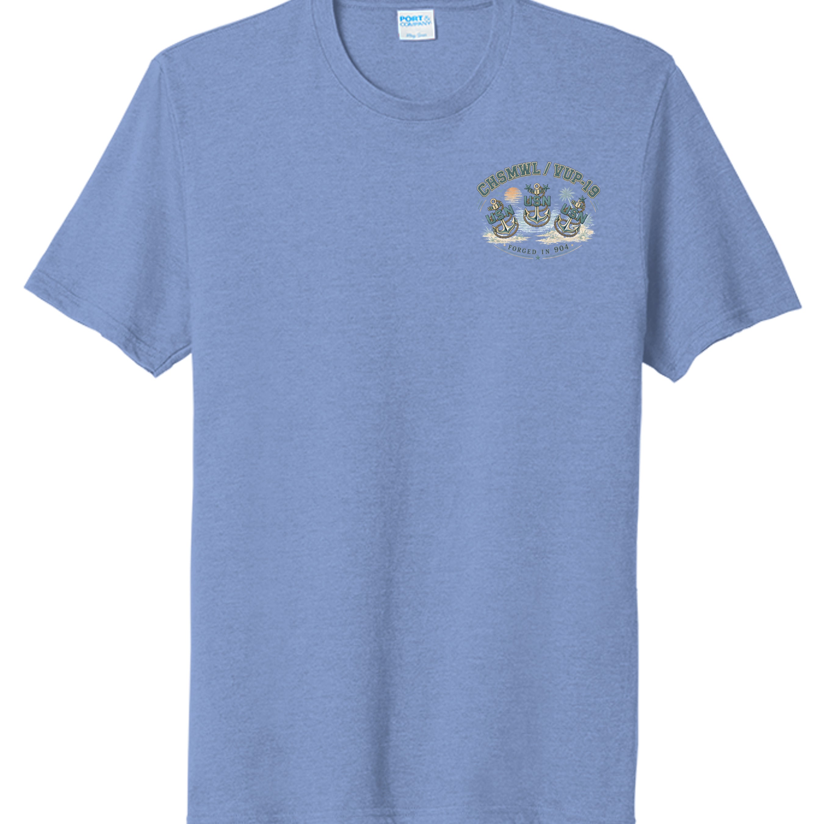 Carolina Blue Heather - PC330 - FRONT